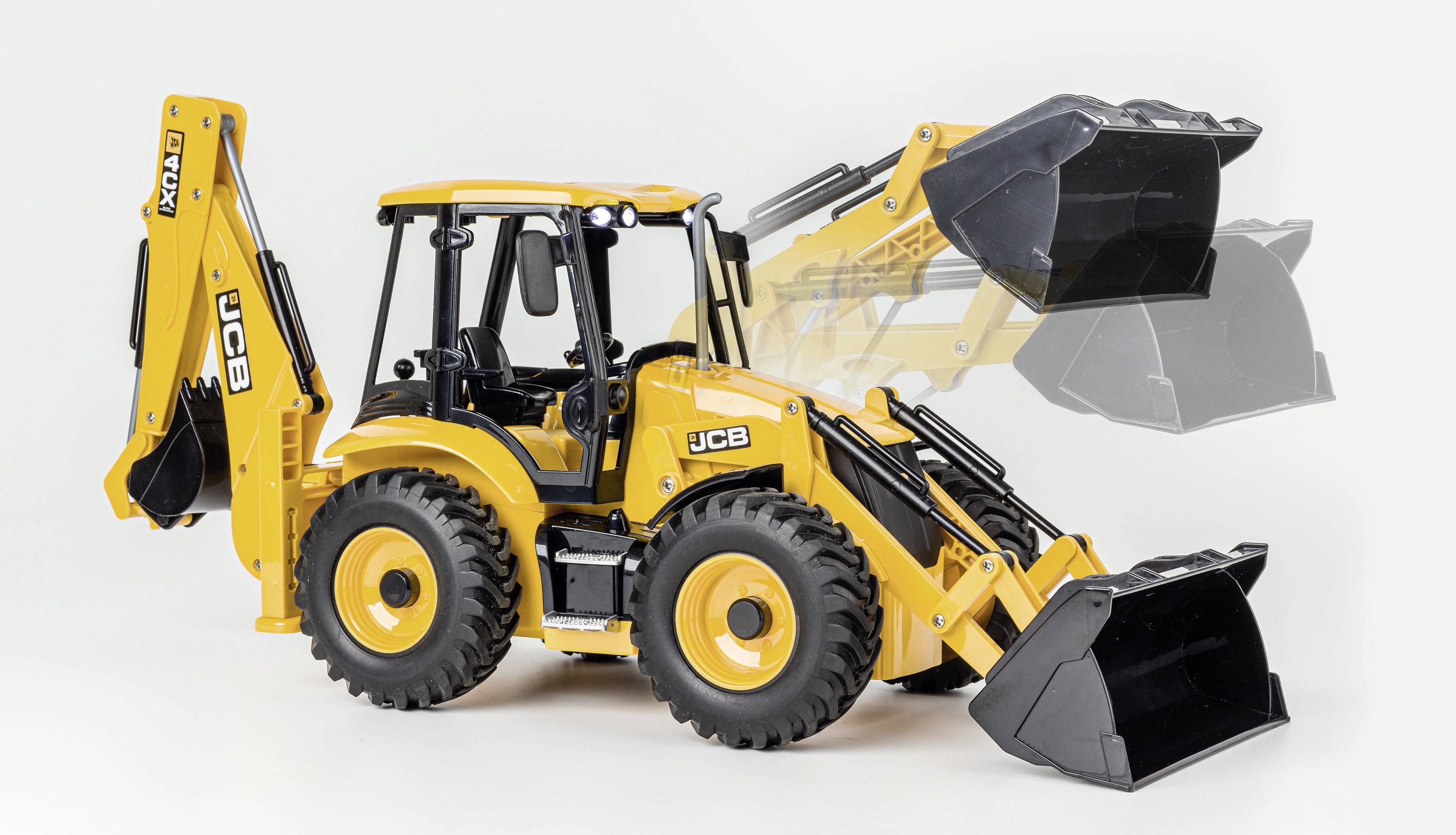 Carson Modellsport 907668 1:20 Baggerlader JCB 2.4G 100% RTR 1:20 Elektro RC Einsteiger Funktionsmo