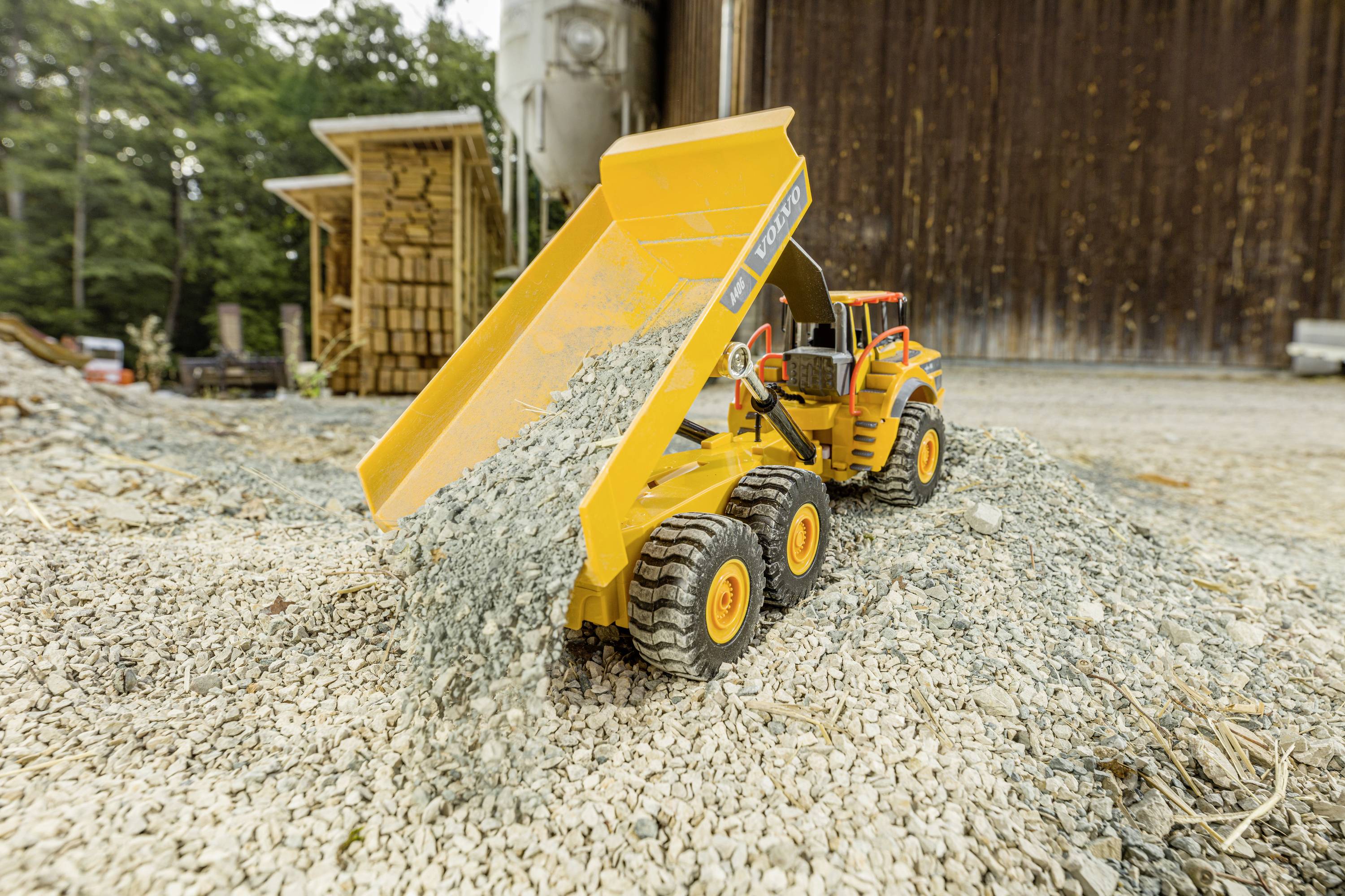 Carson Modellsport 907669 1:20 Muldenkipper Volvo A40G 100% RTR 1:20 Elektro RC Einsteiger Funktionsmodell 100% RtR