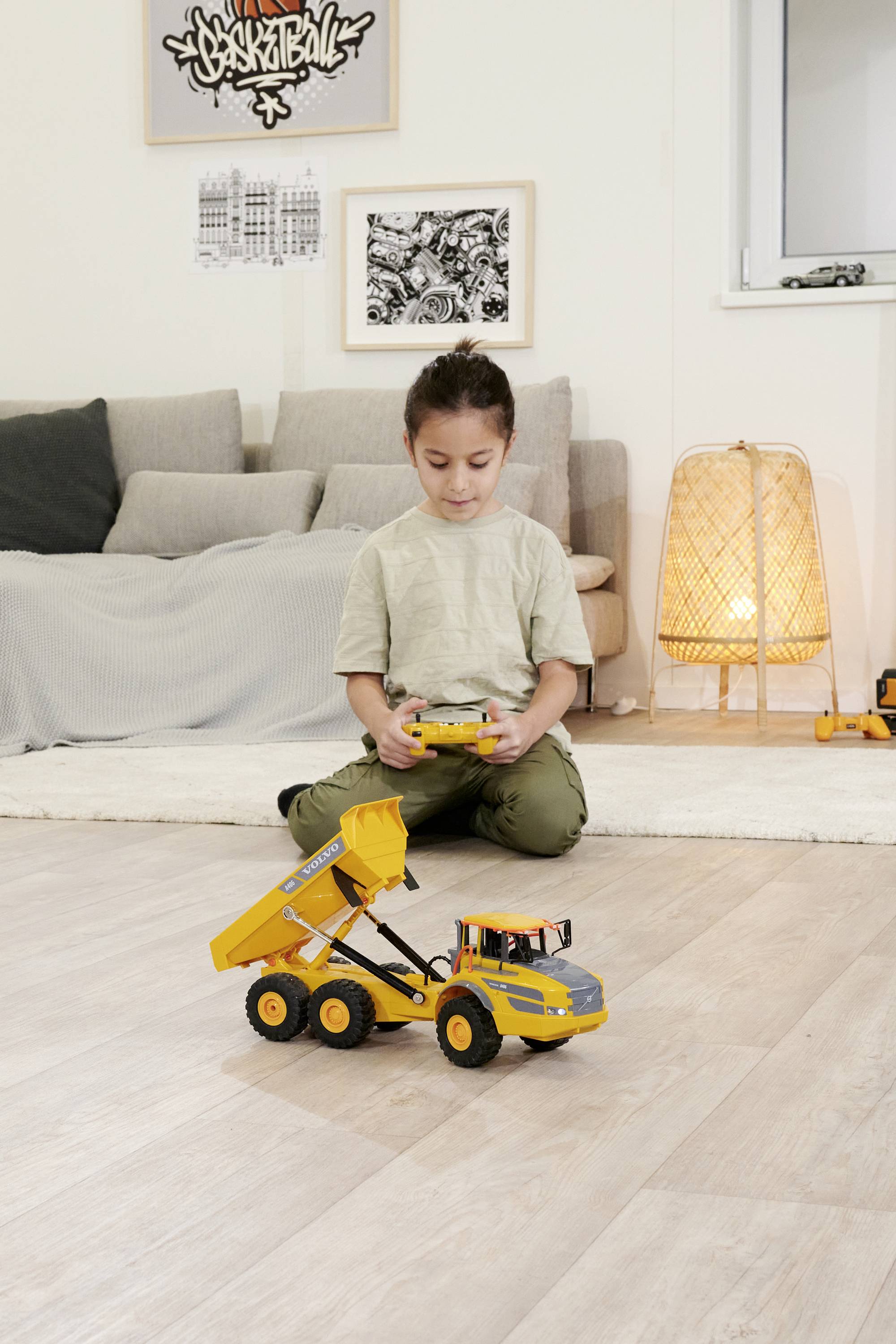 Carson Modellsport 907669 1:20 Muldenkipper Volvo A40G 100% RTR 1:20 Elektro RC Einsteiger Funktionsmodell 100% RtR