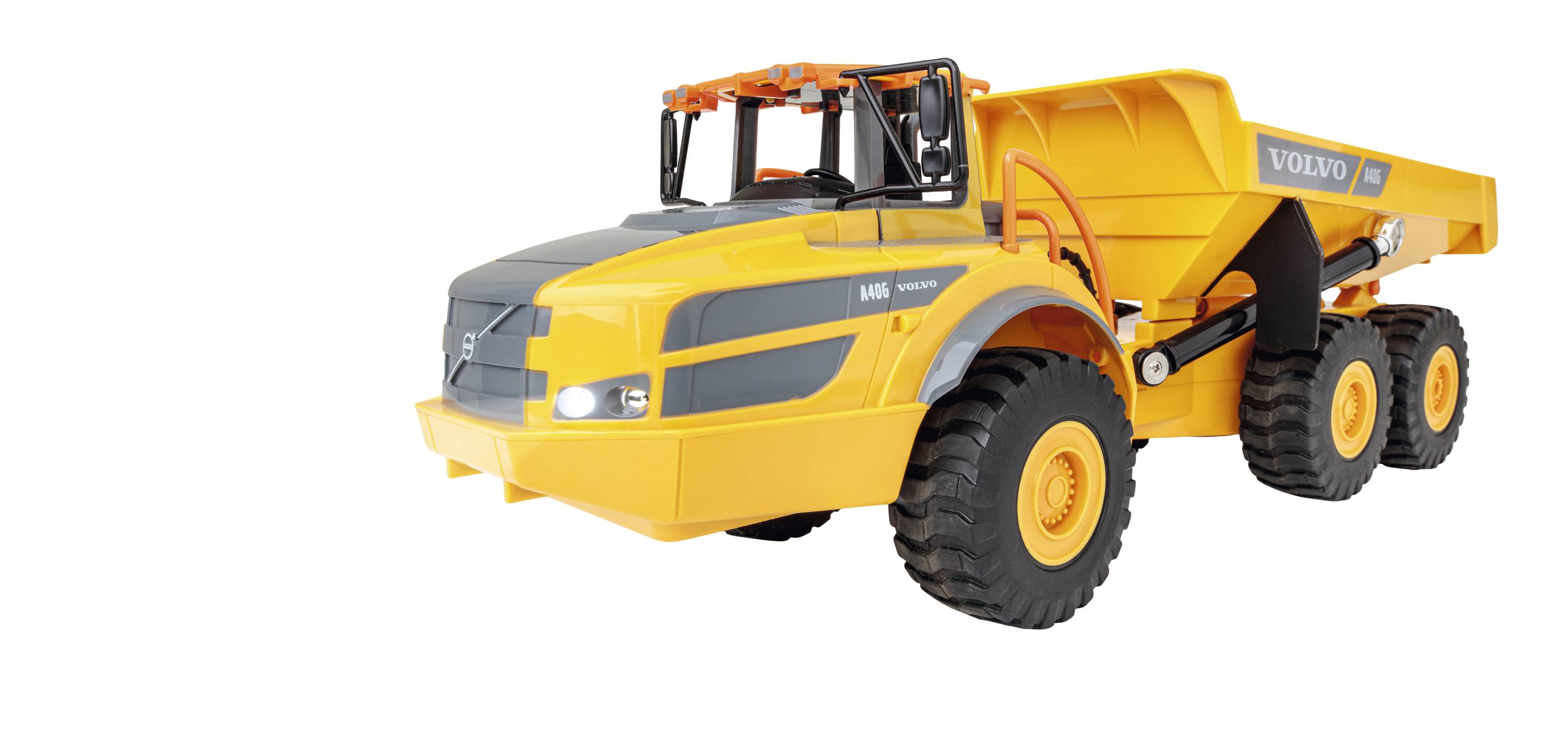 Carson Modellsport 907669 1:20 Muldenkipper Volvo A40G 100% RTR 1:20 Elektro RC Einsteiger Funktionsmodell 100% RtR