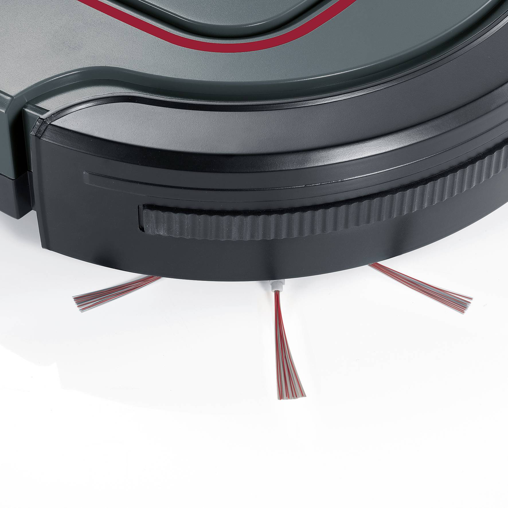 Severin RB 7025 Saugroboter Platin-Grau, Granat Rot, Schwarz inkl. Akku