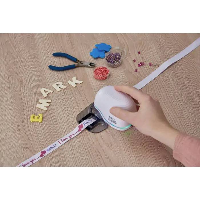 Colop 155755 cotton ribbon Etiketten-Band 10 mm x 25 lfm white