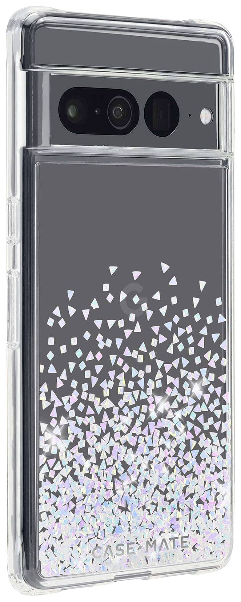 Case-Mate Twinkle Ombre Backcover Google Pixel 7 Pro Glitzereffekt, Transparent Induktives Laden