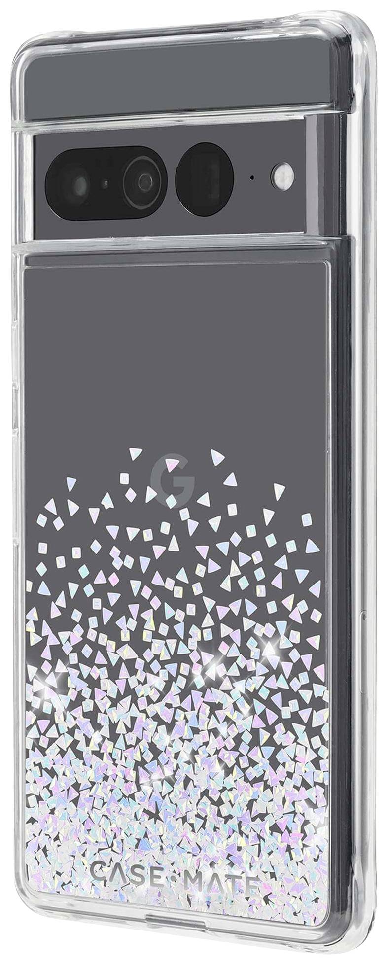 Case-Mate Twinkle Ombre Backcover Google Pixel 7 Pro Glitzereffekt, Transparent Induktives Laden