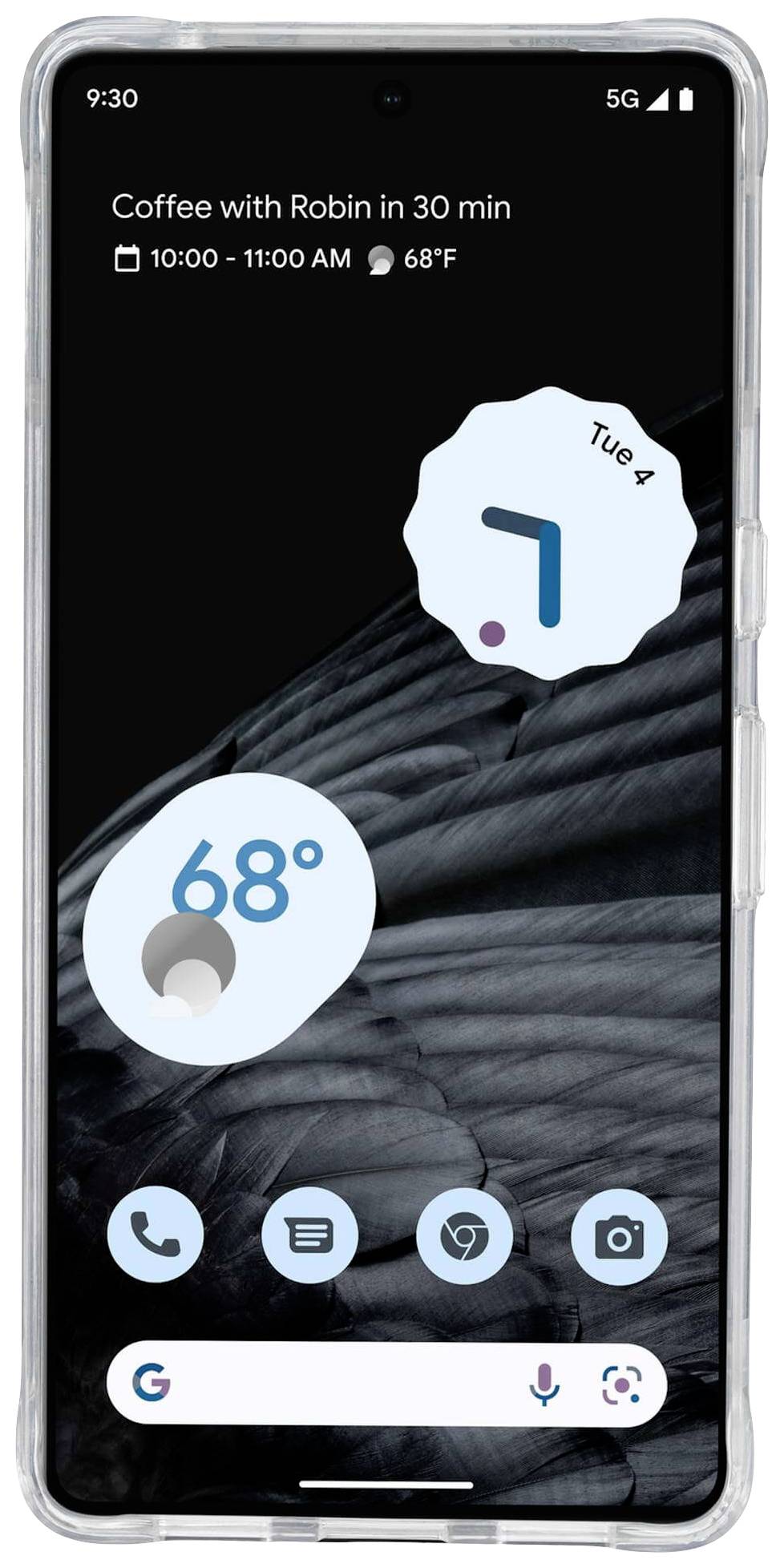 Case-Mate Twinkle Ombre Backcover Google Pixel 7 Pro Glitzereffekt, Transparent Induktives Laden