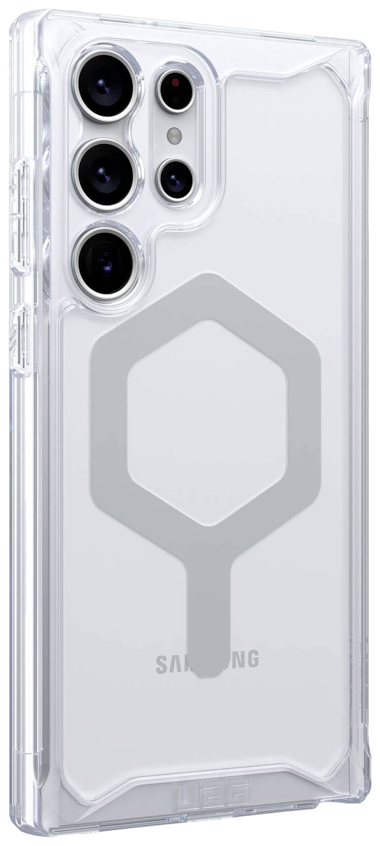 Urban Armor Gear Plyo Pro Outdoorcase Samsung Galaxy S23 Ultra Transparent Induktives Laden, Stoßfest 214159114343