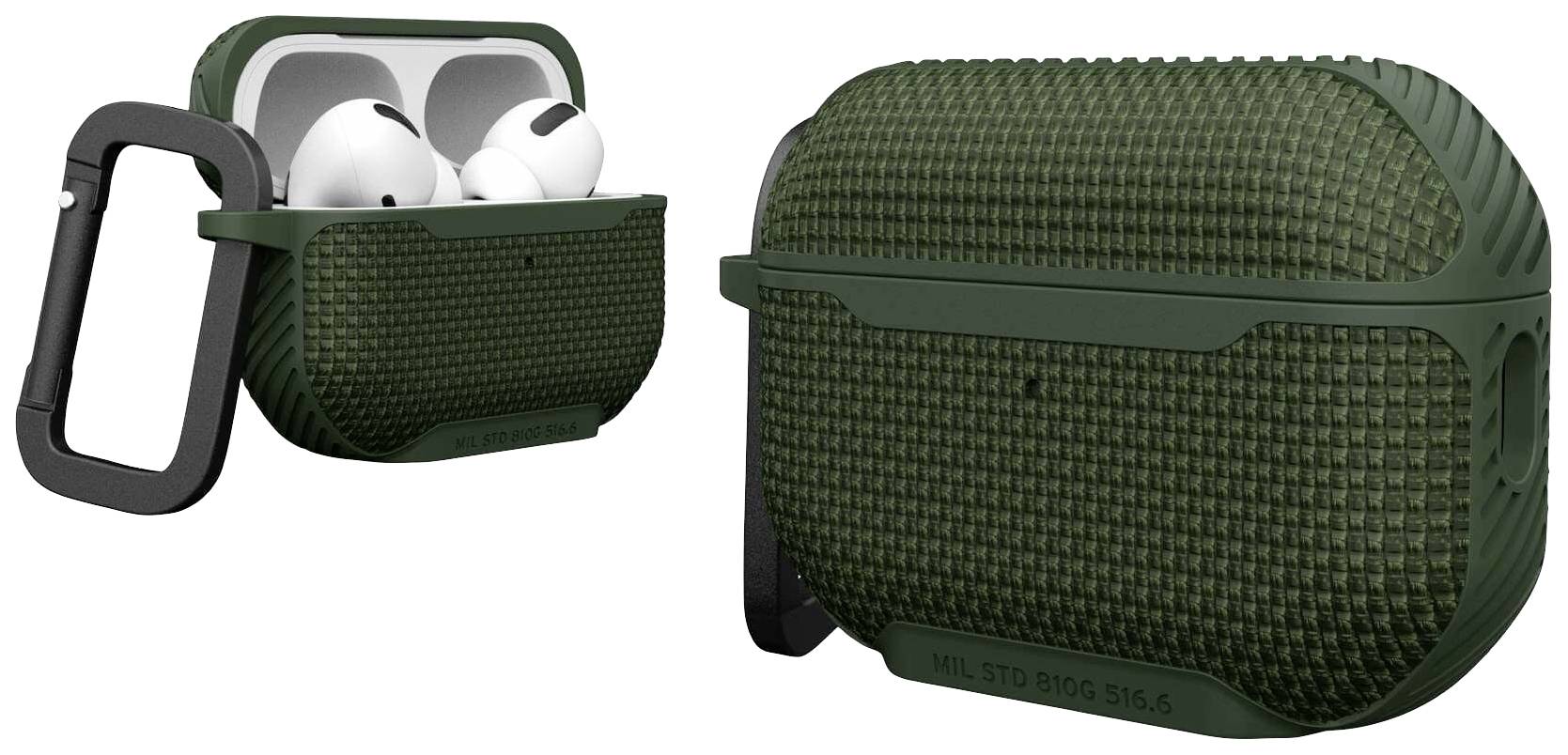 Urban Armor Gear Metropolis Schutzhülle für Ladecase Apple AirPods Pro (Gen. 2) Oliv