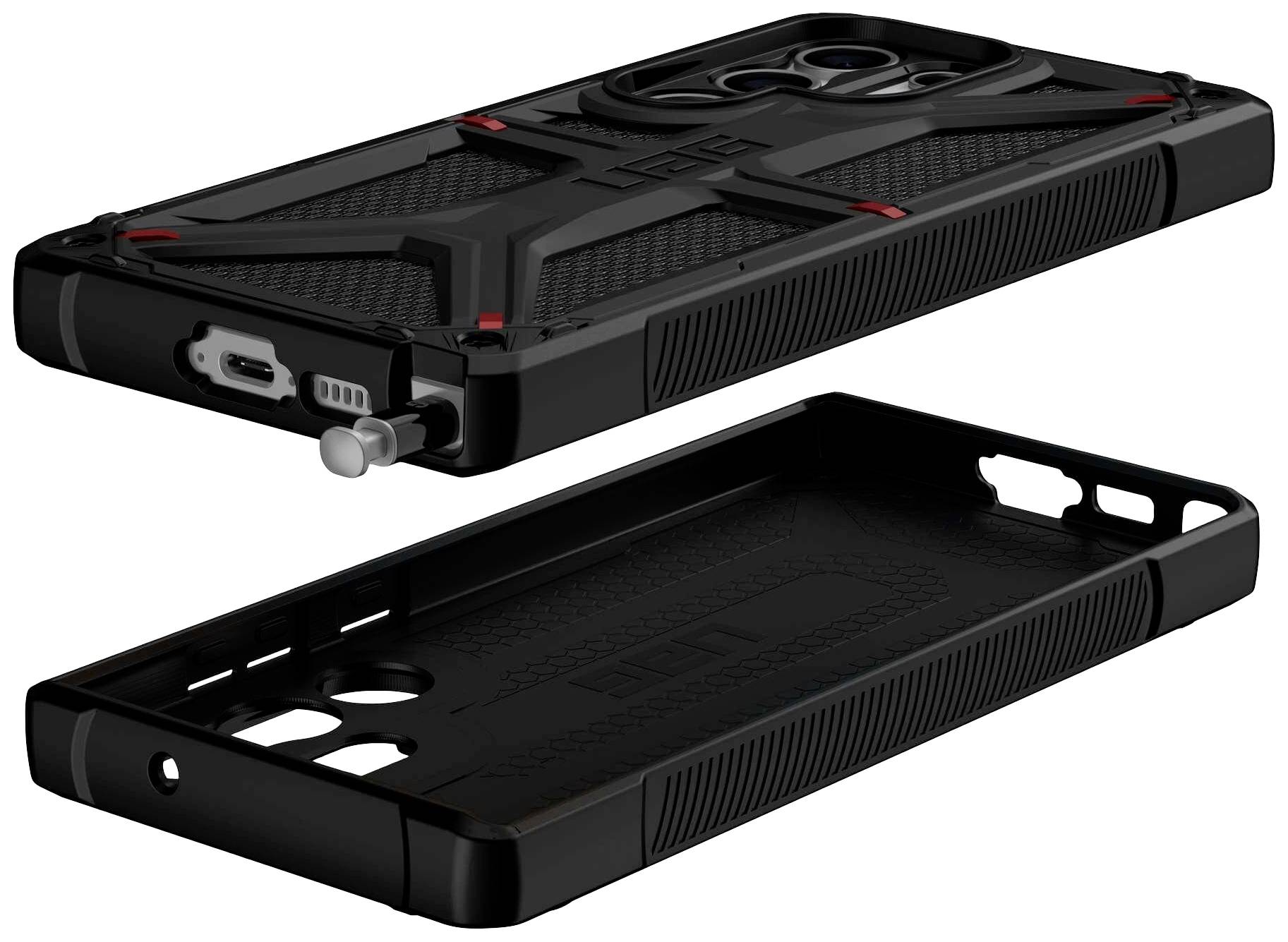 Urban Armor Gear Monarch Outdoorcase Samsung Galaxy S23 Ultra Schwarz