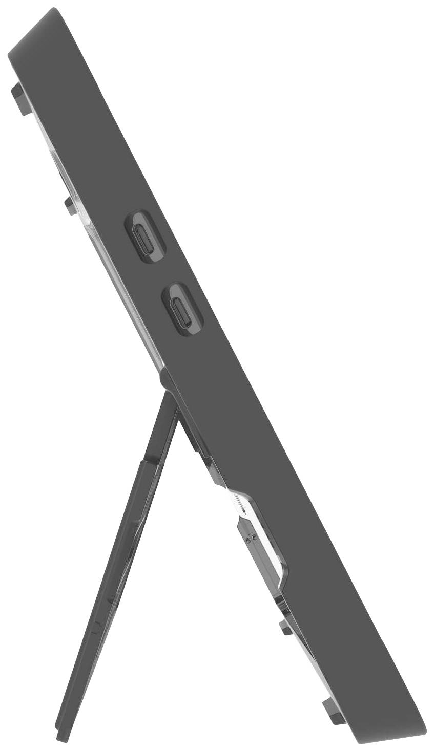 STM Goods Dux Shell Tablet Tasche Microsoft Surface Pro 9 33cm (13") Back Cover Schwarz, Transparent