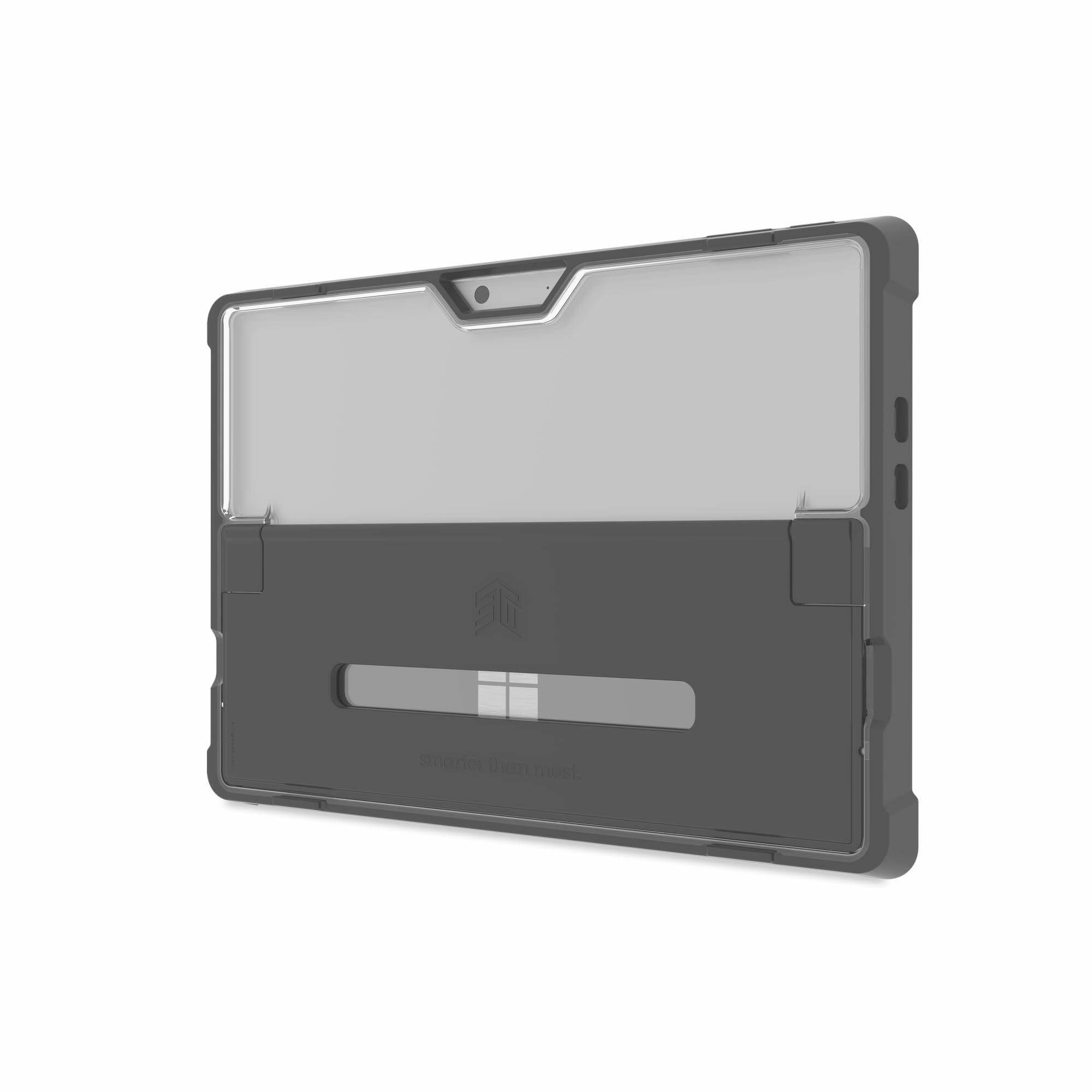 STM Goods Dux Shell Tablet Tasche Microsoft Surface Pro 9 33cm (13") Back Cover Schwarz, Transparent