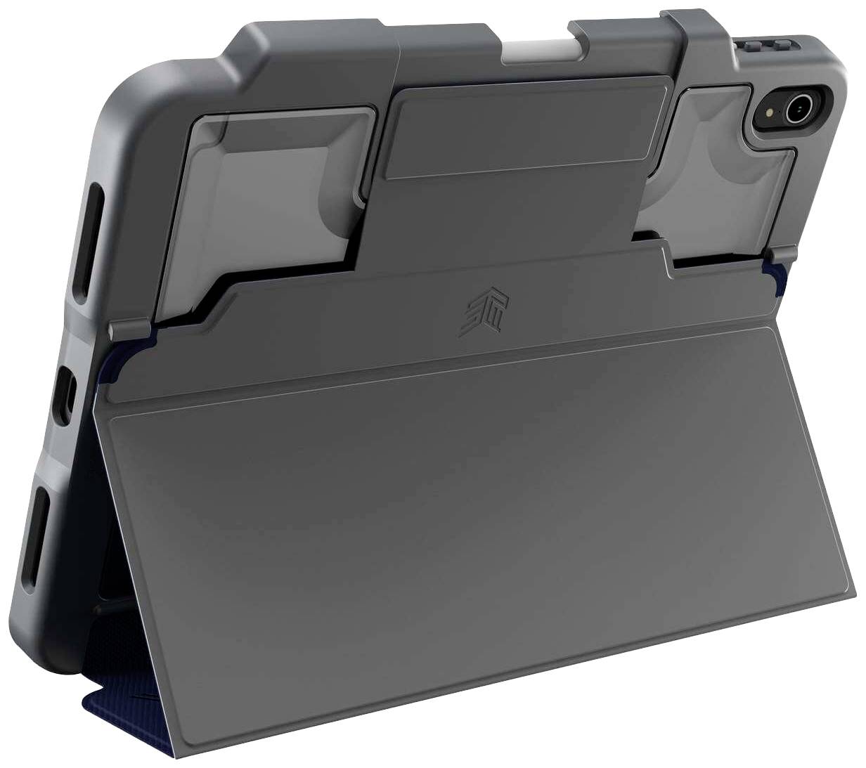 Hochwertige, robuste Tablet-Hülle mit integriertem Ständer, schützt Gerät umfassend und bietet flexible Betrachtungswinkel.