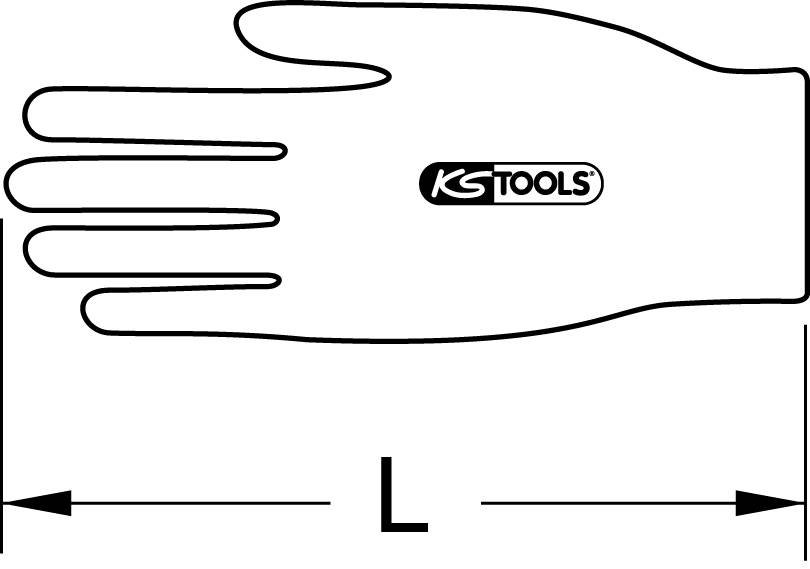 KS Tools 117.0144 Elektrikerhandschuh Größe (Handschuhe): 11 1St.