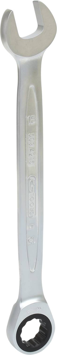 KS Tools 503.4215 Maul-Ringratschenschlüssel Schlüsselweite (Metrisch) 15mm