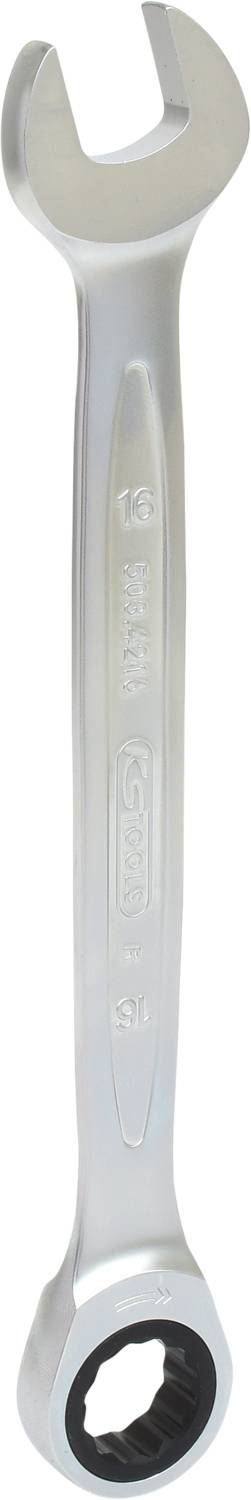 KS Tools 503.4216 Maul-Ringratschenschlüssel Schlüsselweite (Metrisch) 16mm