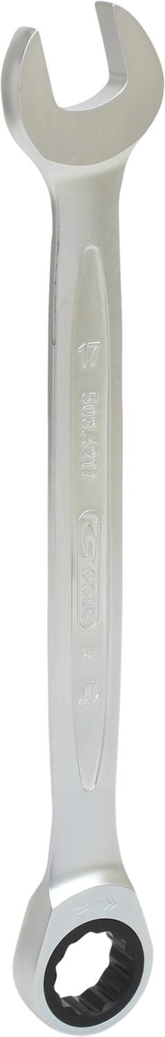 KS Tools 503.4217 Maul-Ringratschenschlüssel Schlüsselweite (Metrisch) 17mm