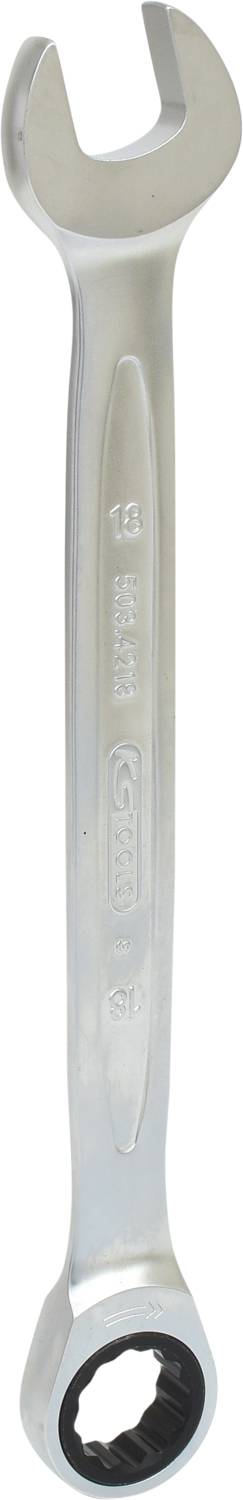 KS Tools 503.4218 Maul-Ringratschenschlüssel Schlüsselweite (Metrisch) 18mm
