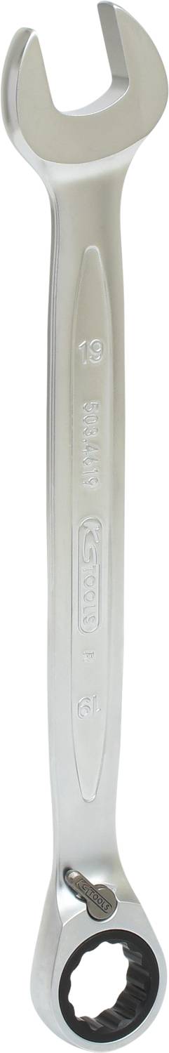 KS Tools 503.4619 Maul-Ringratschenschlüssel Schlüsselweite (Metrisch) 19mm
