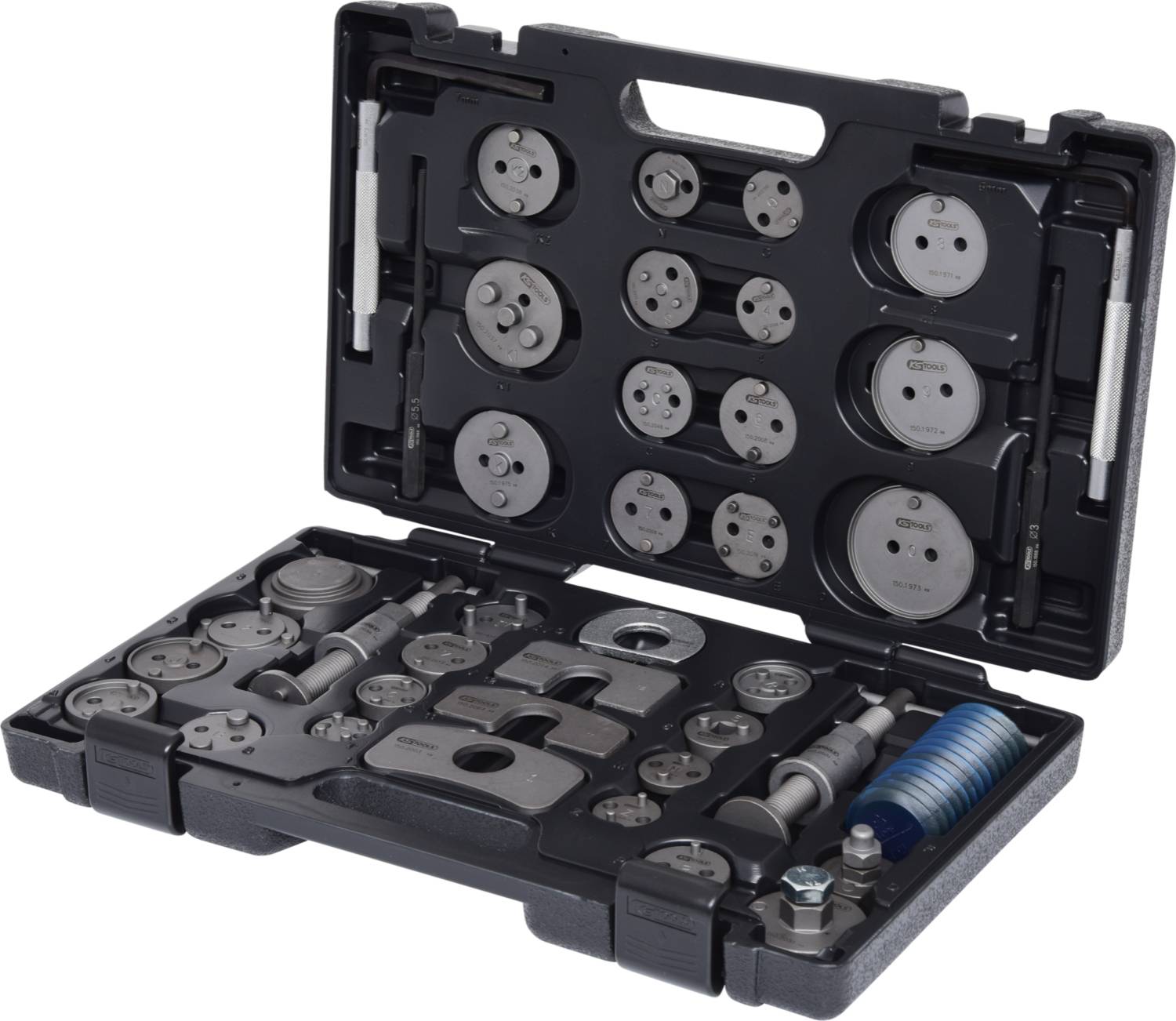 KS Tools 150.1970 Bremskolben-Rückstell-Werkzeug-Satz, 41-tlg