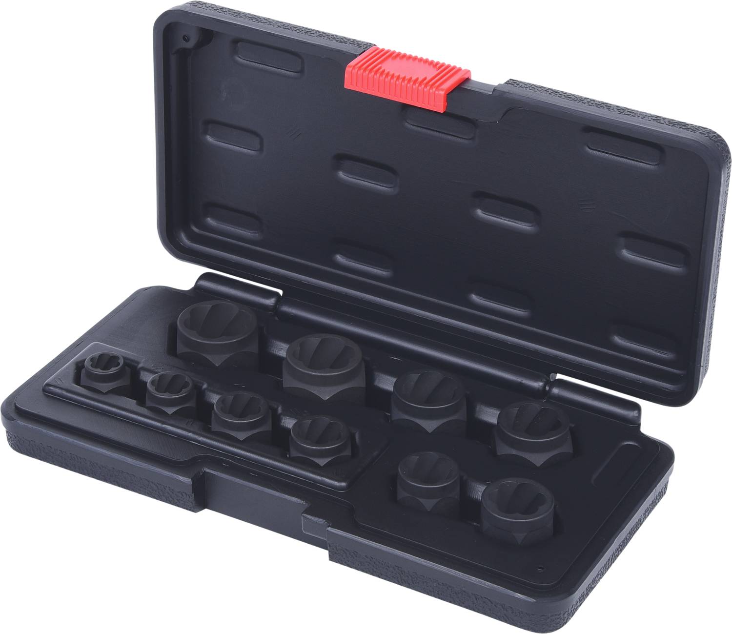 KS Tools 913.3880 Spiral-Profil-Steckmuttern-Satz, 10-tlg, M8-M19