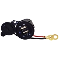 HP Autozubehör KFZ Dual USB Einbausteckdose Belastbarkeit Strom max.=3.1A Steckdose 12V zu 5 V, 24V zu 5V HP Autozubehör KFZ Dual USB Einbausteckdose Belastbarkeit Strom max.=3.1A Steckdose 12V zu 5 V, 24V zu 5V