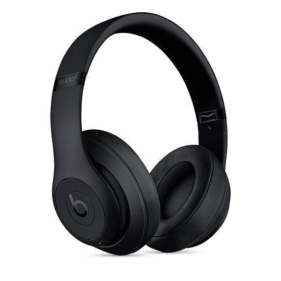 Beats Studio3 Over Ear Kopfhörer Bluetooth®, kabelgebunden Stereo Matt Schwarz Noise Cancelling Faltbar, Lautstärkeregelung