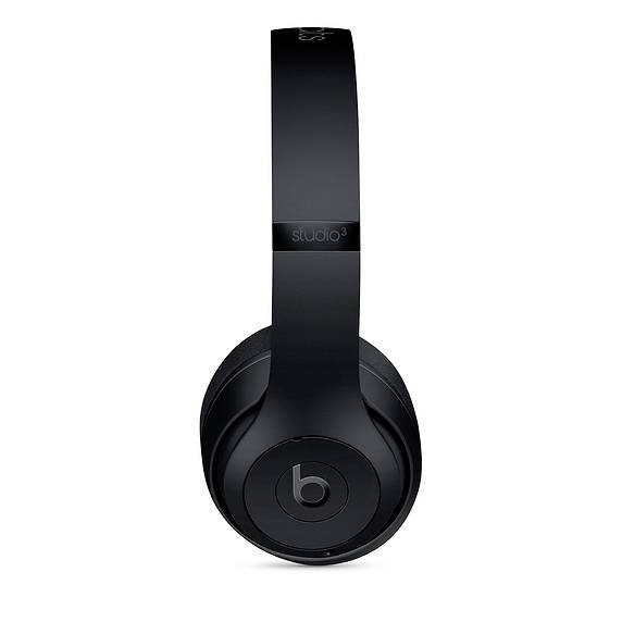 Beats Studio3 Over Ear Kopfhörer Bluetooth®, kabelgebunden Stereo Matt Schwarz Noise Cancelling Faltbar, Lautstärkeregelung