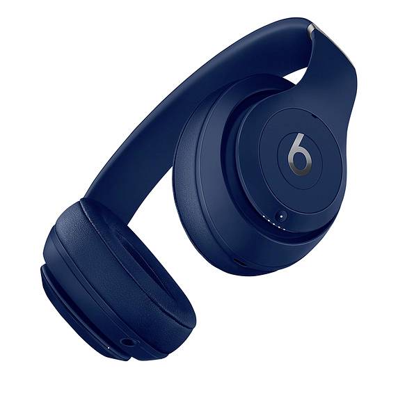 Beats Studio3 Over Ear Kopfhörer Bluetooth®, kabelgebunden Stereo Blau Noise Cancelling Faltbar, Lautstärkeregelung