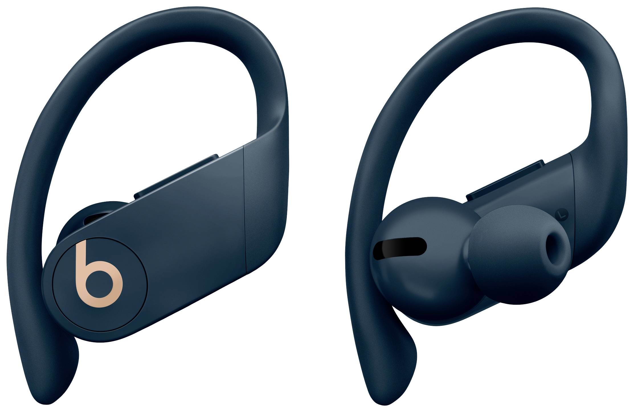 Beats Powerbeats Pro In Ear Kopfhörer Bluetooth® Stereo Navy Mikrofon-Rauschunterdrückung Ladecase, Schweißresistent, Wasserabweisend, Ohrbügel