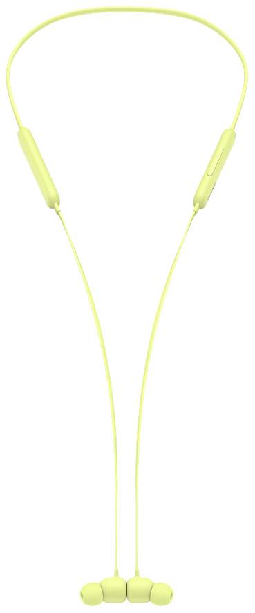 Beats Flex In Ear Kopfhörer Bluetooth® Stereo Yuzugelb Nackenband, Lautstärkeregelung