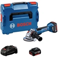 Bosch Professional GWS 18V-10 P 06019J4101 Akku-Winkelschleifer 125 mm inkl. 2. Akku, inkl. Ladeger Bosch Professional GWS 18V-10 P 06019J4101 Akku-Winkelschleifer 125 mm inkl. 2. Akku, inkl. Ladeger