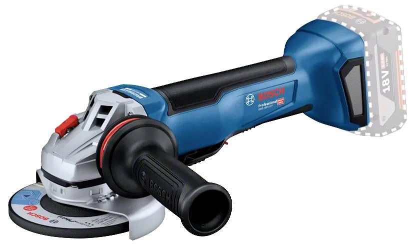 Bosch Professional GWS 18V-10 P 06019J4101 Akku-Winkelschleifer 125mm inkl. 2. Akku, inkl. Ladegerät, inkl. Koffer 18V 5Ah
