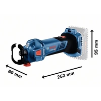 Bosch Professional GCU 18V-30solo Akku-Trockenbaufräse 18V Bosch Professional GCU 18V-30solo Akku-Trockenbaufräse 18V