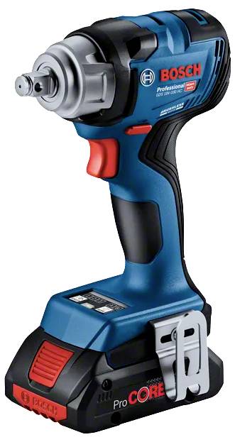 Bosch Professional GDS 18V-330 HC 06019L5002 Akku-Drehschlagschrauber 18V Li-Ion inkl. 2. Akku, inkl. Ladegerät, inkl. Koffer