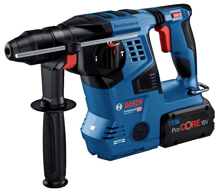 Bosch Professional GBH 18V-28 C solo SDS-Plus-Akku-Bohrhammer 18V Li-Ion ohne Akku, ohne Ladegerät, inkl. Koffer