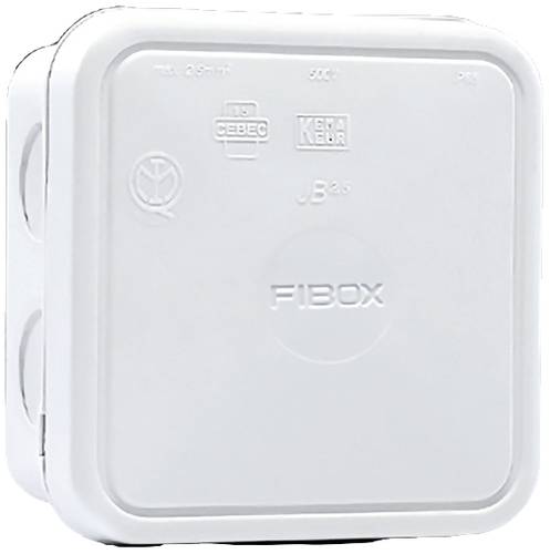 Fibox 8600671 Abzweigkasten (L x B x H) 90 x 90 x 49mm Weiß IP65 1St.