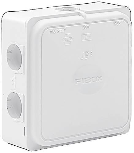 Fibox 8600673 Abzweigkasten (L x B x H) 110 x 110 x 49mm Weiß IP65 1St.