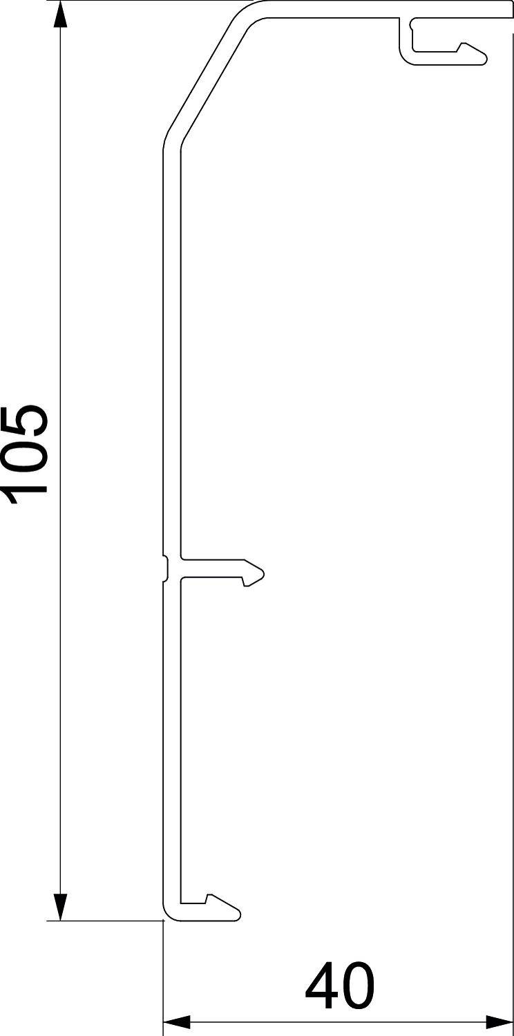 Rehau 6132161 Oberteil Oberteil 24m Weiß