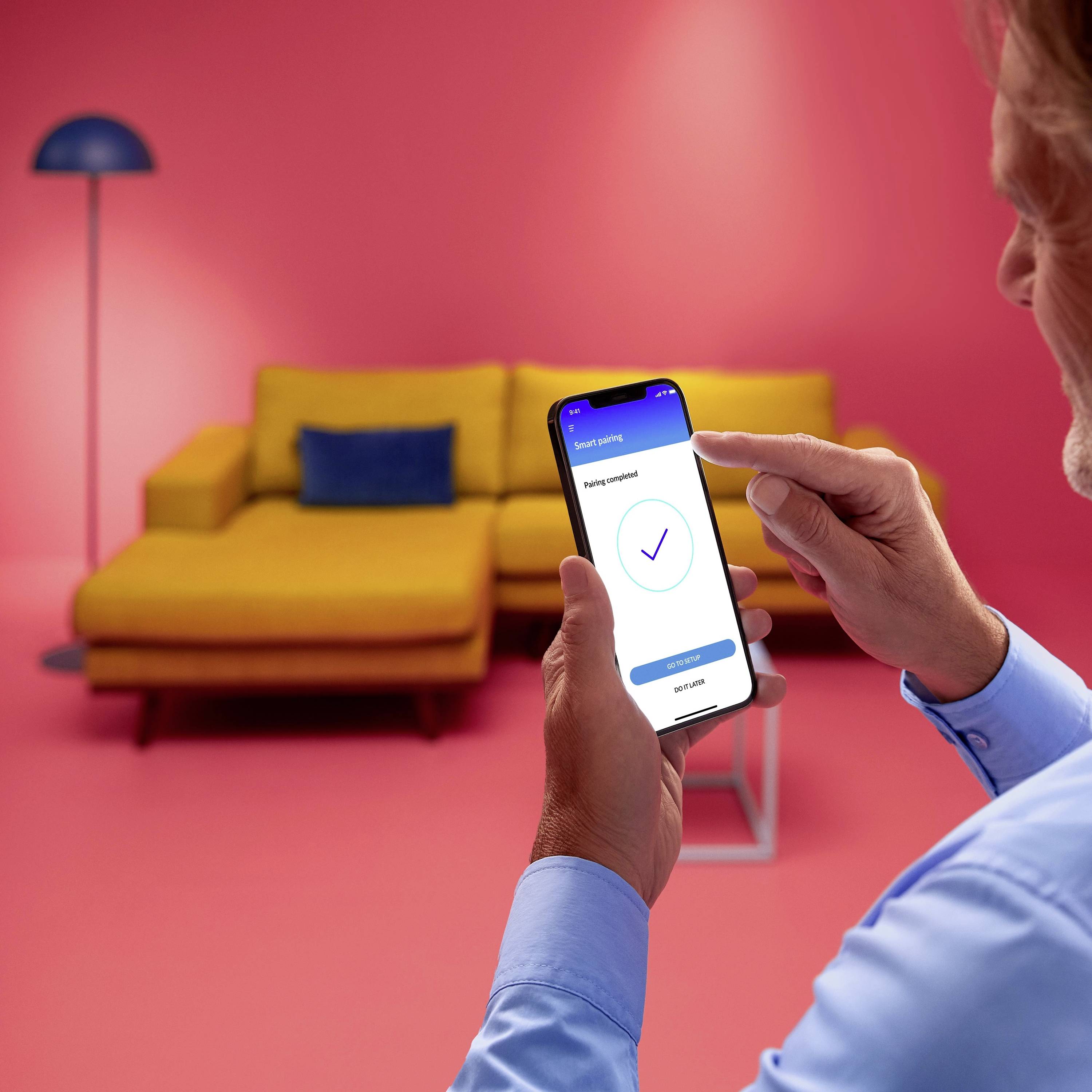 WiZ LED-Außenwandleuchte Elpas Wand B 8.5 W RGB