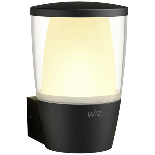 WiZ Elpas Wand B 8720169071254 LED-Außenwandleuchte 8.5 W LED Schwarz