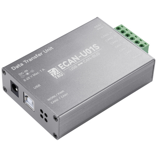 TRU COMPONENTS TC-ECAN-U01S CAN Umsetzer USB, CAN-Bus 8 V/DC, 28 V/DC 1 St.