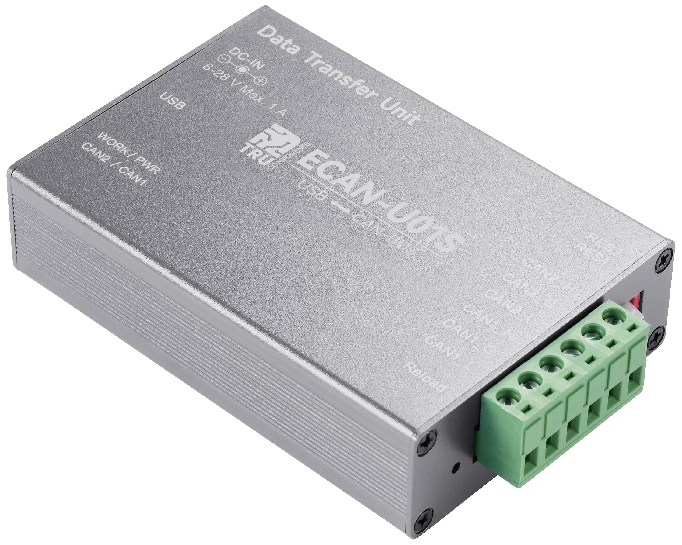 TRU COMPONENTS TC-ECAN-U01S CAN Umsetzer USB, CAN Bus 8 V/DC, 28 V/DC 1St.