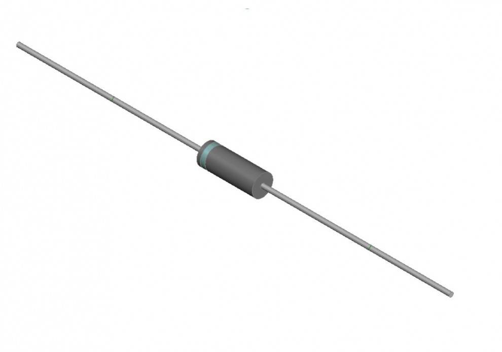 Diotec Si-Hochspannungs-Gleichrichterdiode 2CL71 D3x8 8000V 1A