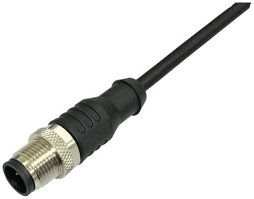 BKL Electronic 2700018 Sensor-/Aktor-Anschlussleitung M8 Stecker, gerade 2 m Polzahl Sensoren: 3 1