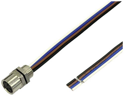 BKL Electronic 2701006 Sensor/Aktor Einbaubuchse M8 0.2 m Polzahl Sensoren: 3 1 St.