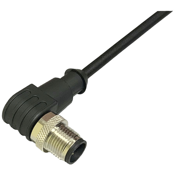 BKL Electronic 2702033 Sensor-/Aktor-Anschlussleitung M12 Stecker, gewinkelt 2 m Polzahl: 4.5 1 St.