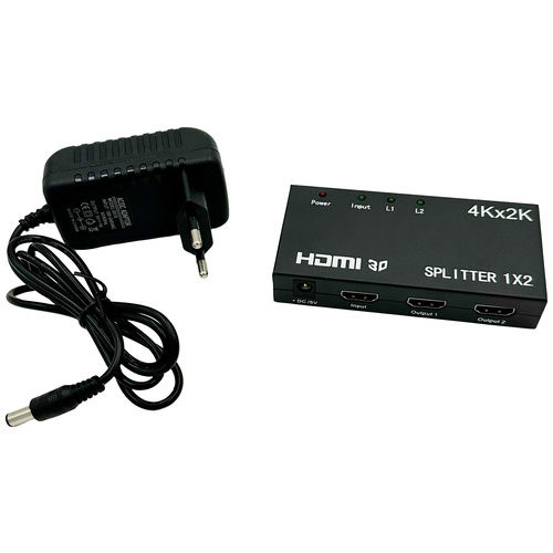 4+1 Port HDMI-Switch Schwarz
