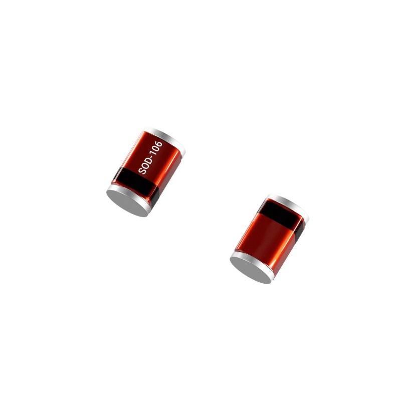 Diotec Z-Diode ZMC12B Gehäuseart (Halbleiter) Quadro MicroMelf Zener-Spannung 12V Leistung (max) P(TOT) 0.5W Sperrspannung U