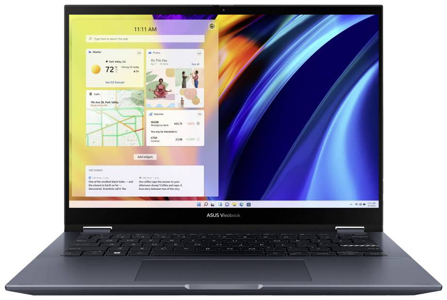 Asus Notebook VivoBook S 14 Flip OLED TP3402VA-KN115W 35.6cm (14 Zoll) Intel® Core™ i9 i9-13900H 16GB RAM 1TB SSD Intel® Iris® Xᵉ