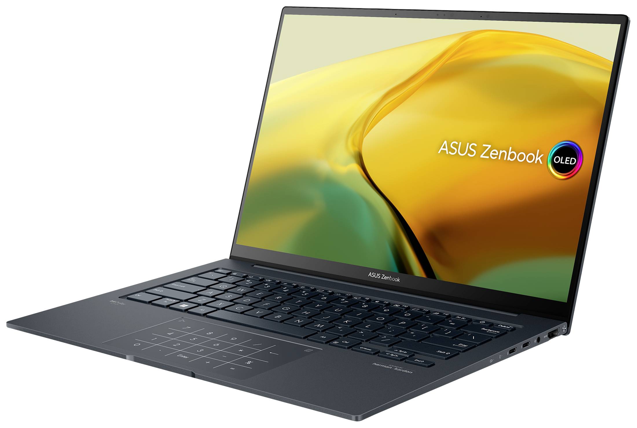 Asus Notebook ZenBook 14X OLED UX3404VC-M3052X 36.8 cm (14.5 Zoll) Intel® Core™ i9 i9-13900H 32 GB RAM 1 TB SSD Deutsch, QWERTZ Grau 90NB