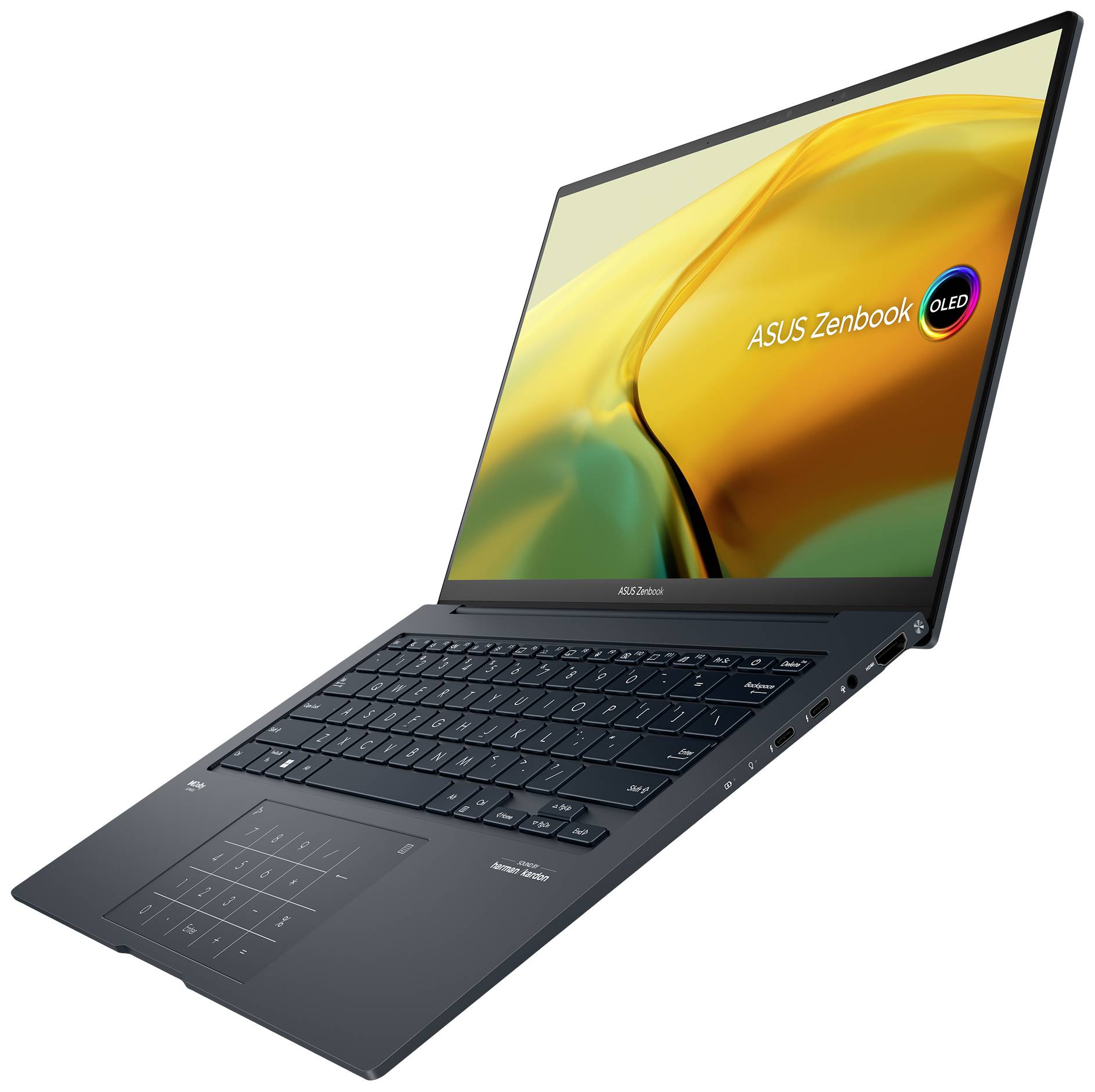 Asus Notebook ZenBook 14X OLED UX3404VC-M3052X 36.8 cm (14.5 Zoll) Intel® Core™ i9 i9-13900H 32 GB RAM 1 TB SSD Deutsch, QWERTZ Grau 90NB